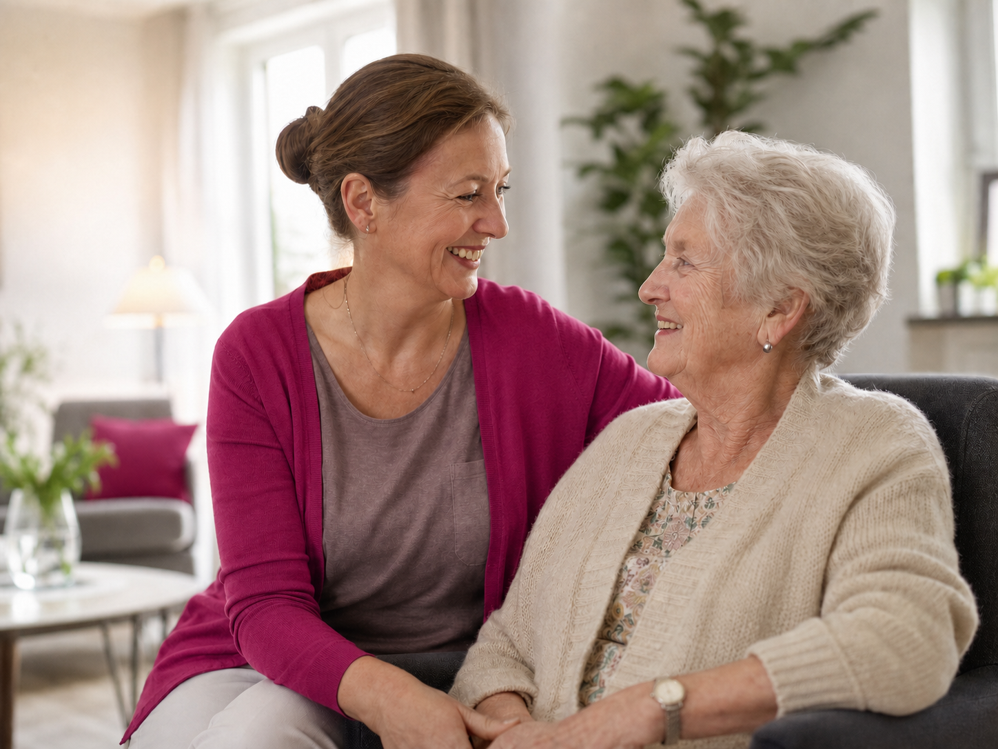 Opiekunka Seniorhelp24 z podopieczną